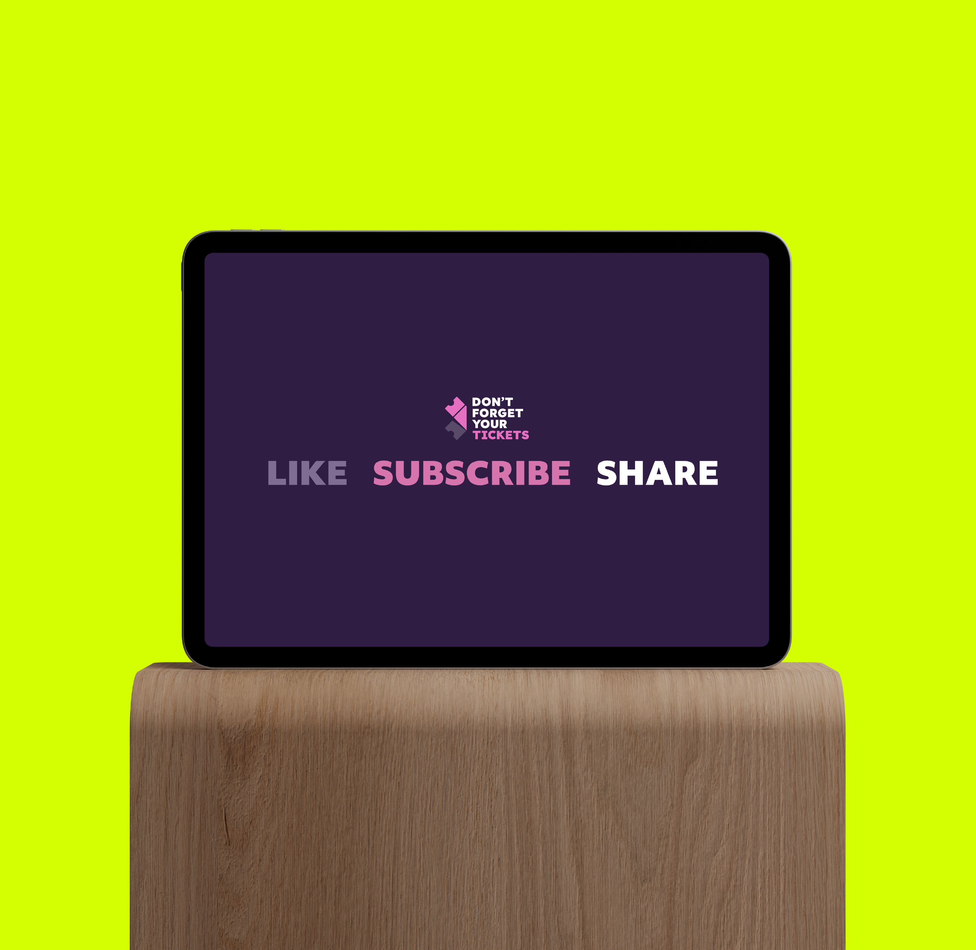 Go:24: Phone Mockup of Social Work for media company- Don't Forget Your Tickets.