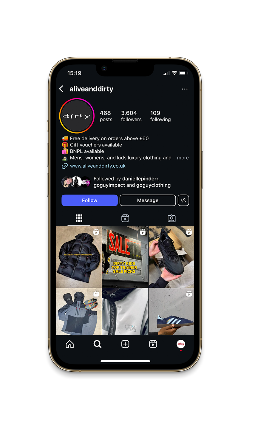 GO:24 Social Marketing Agency Biorevive Phone Mockup